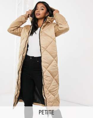 asos petite camel coat