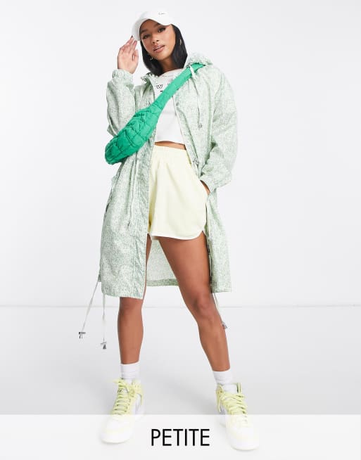Brave Soul Petite - Julia - Impermeabile verde