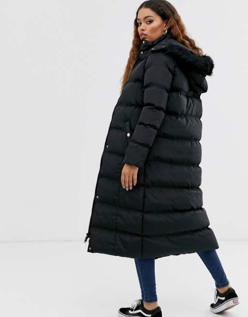 Brave soul petite longline puffer sale jacket