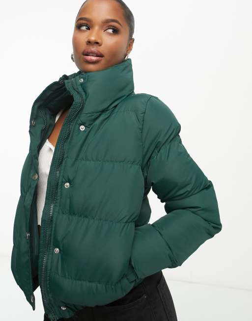 Emerald green puffer jacket 2024 women's