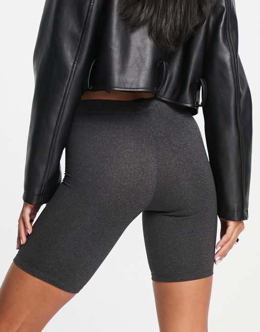 Brave Soul Sindy legging shorts in black