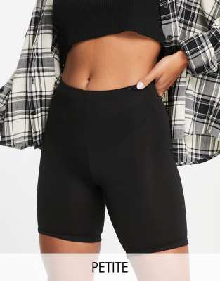 Brave Soul Petite - Sindy - Schwarze Legging-Shorts