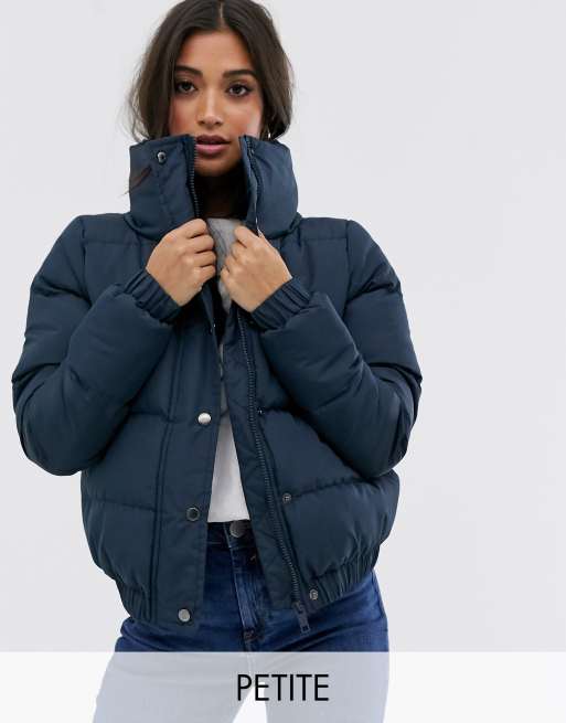 Brave Soul slay puffer jacket in navy