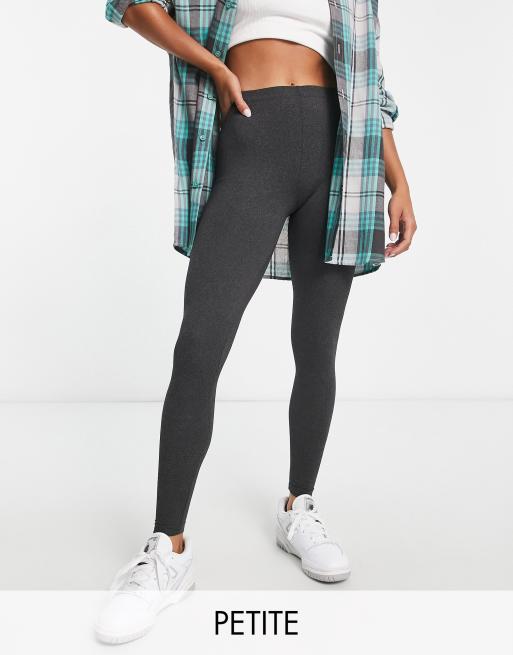 Stradivarius seamless ribbed leggings in charcoal