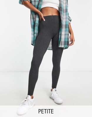 Brave Soul Petite south high waisted leggings in dark grey - ASOS Price Checker