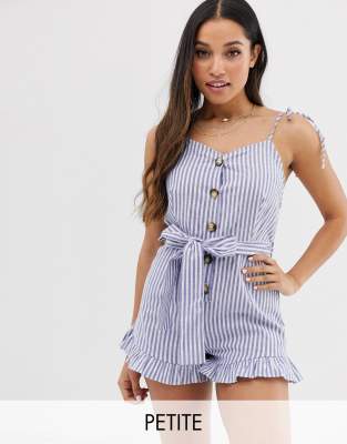 white stripe playsuit