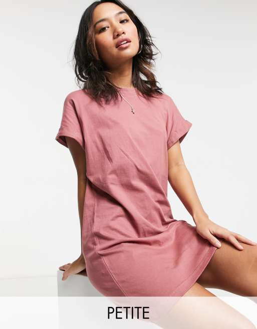 Brave Soul Petite - Xena - Vestito camicia colore rosa