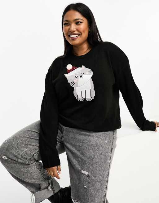 Lifestyle cat 2024 smile sweatshirt