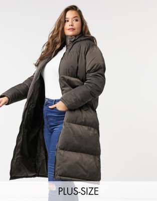 longline plus size coat