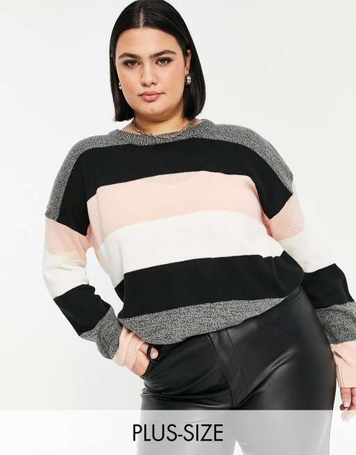 Brave Soul Plus - Chess - Pull à rayures | ASOS