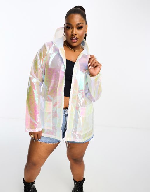 Plus size festival deals rain mac