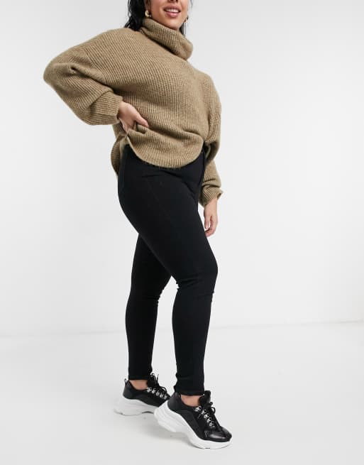 Brave Soul Plus jeans neri, 4 di 4