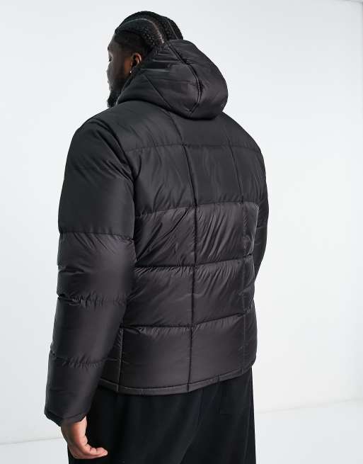 Brave Soul Plus – Kastige, gesteppte Pufferjacke in Schwarz, 2 von 4