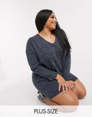 plus size slouchy sweater