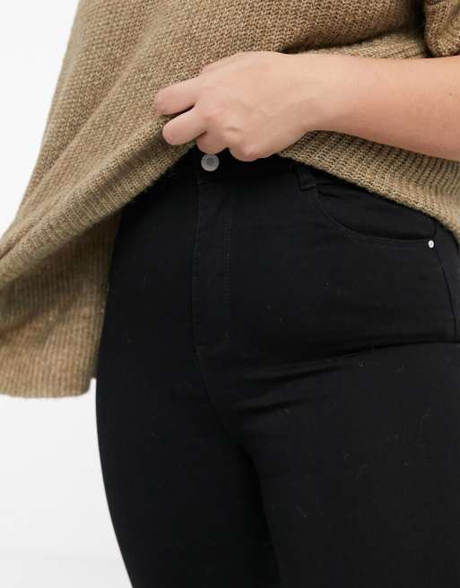 Brave Soul Plus pam jeans in black, 3 of 4