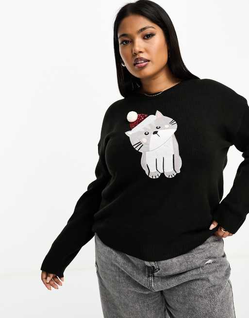 Pull de noel online avec chat