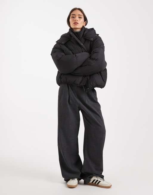 Kapuze Steppjacke Damen Asos Blau Leichte Steppjacke Damen