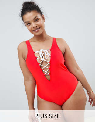 asos plus size swimwear