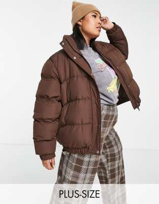 Brave Soul Plus slay puffer jacket - ASOS Price Checker