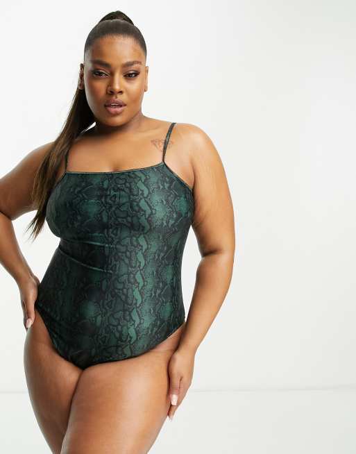 Green snake swimsuit online