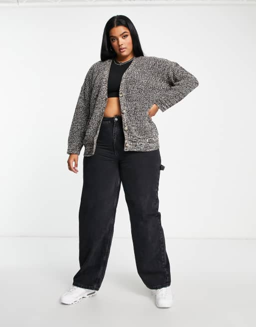 Brave Soul Plus Vest met zakken in bruin