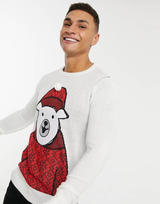 Polar bear xmas clearance jumper