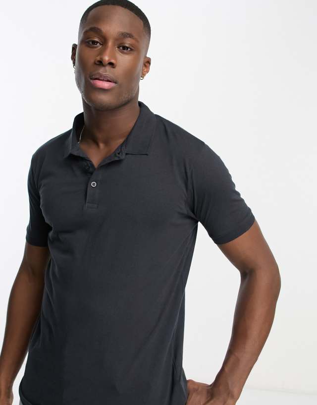 Brave Soul polo in dark navy