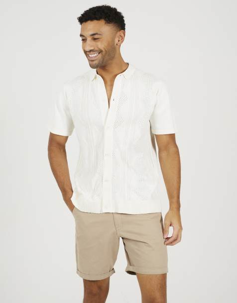 Brave Soul - Polo in maglia bianca - view 1