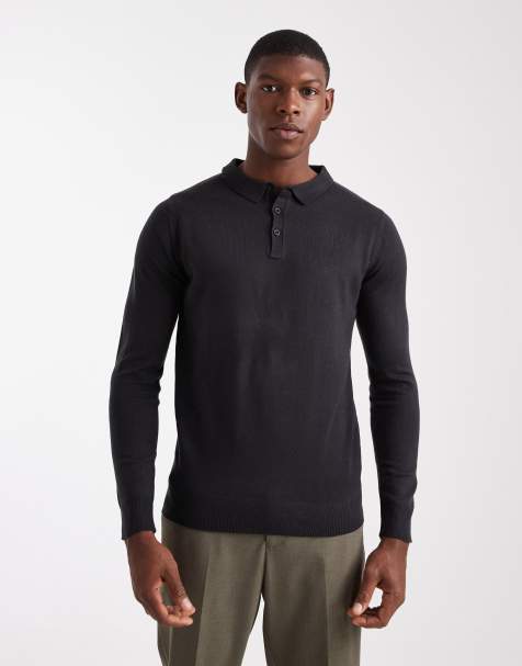 Brave Soul - Polo in maglia blu navy - view 1