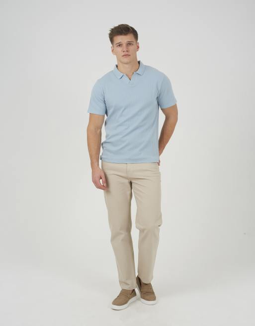 Brave Soul - Poloshirt met trofeehals in blauw, 3 van 4