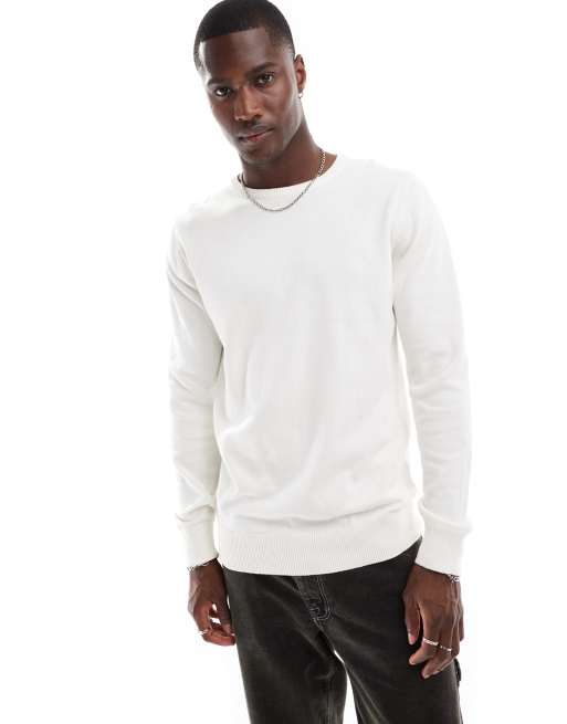 Brave Soul - Pull ras de cou - Blanc vintage