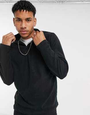 Brave Soul quarter zip high neck fleece | ASOS