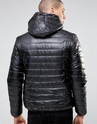 Brave Soul Quilted Padded Jacket With 