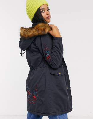 brave soul black parka