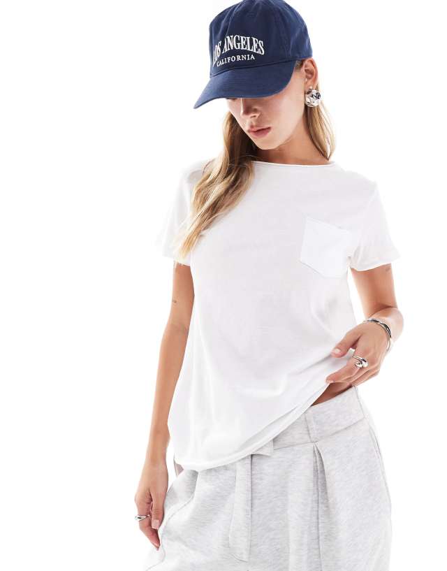 Brave Soul - relaxed fit t-shirt in white