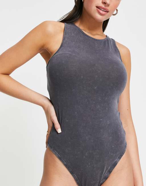 Brave Soul - Renee - Bodystocking i syrevask med racerhals, 3 af 4