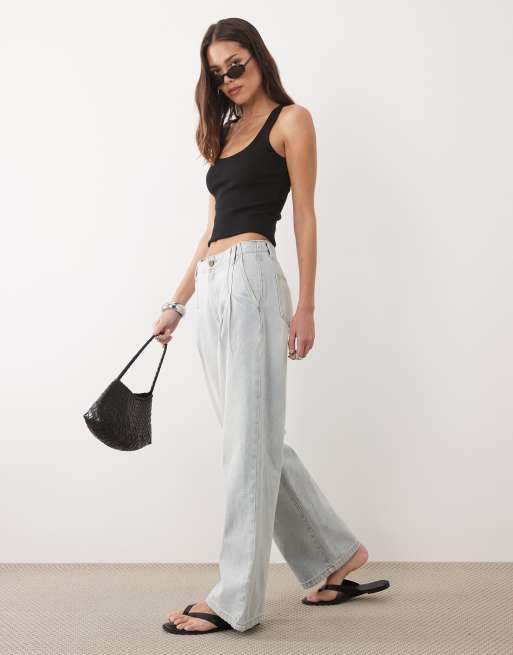 Brave Soul ribbed scoop neck tank top in black, 2 of 4