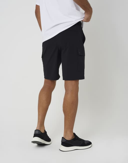 Brave Soul Ripstop cargo pocket shorts in black, 2 of 4