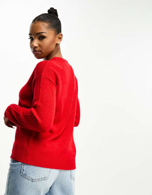 Women's robin hot sale christmas jumper