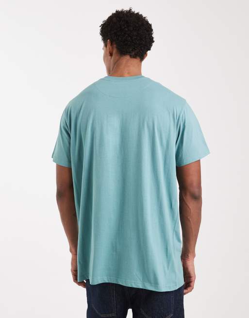 Brave Soul – Rökgrön t-shirt i oversize med rund halsringning, 3 av 5