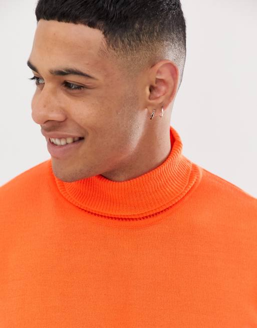 Neon orange outlet turtleneck