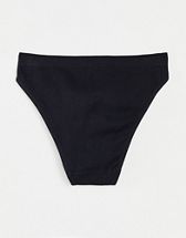 Cotton On mesh bonded control briefs in black