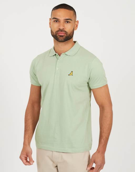 Brave Soul set van 3 katoenen jersey poloshirts in multi, 4 van 4