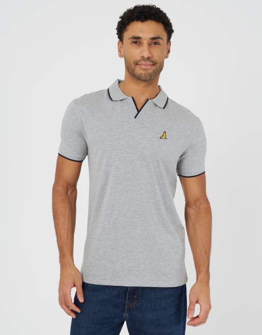Brave Soul - Set van 3 poloshirts met open kraag in multi, 2 van 4