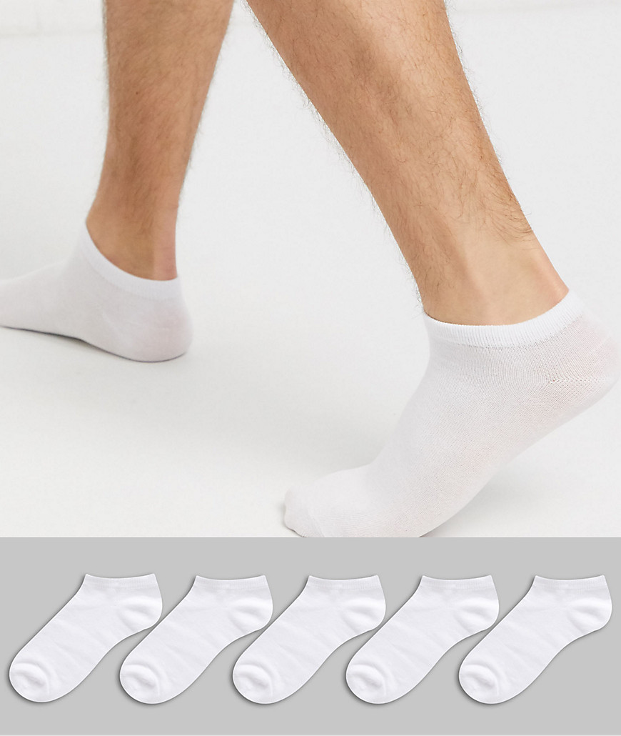Brave Soul - Set van 5 sokken in wit