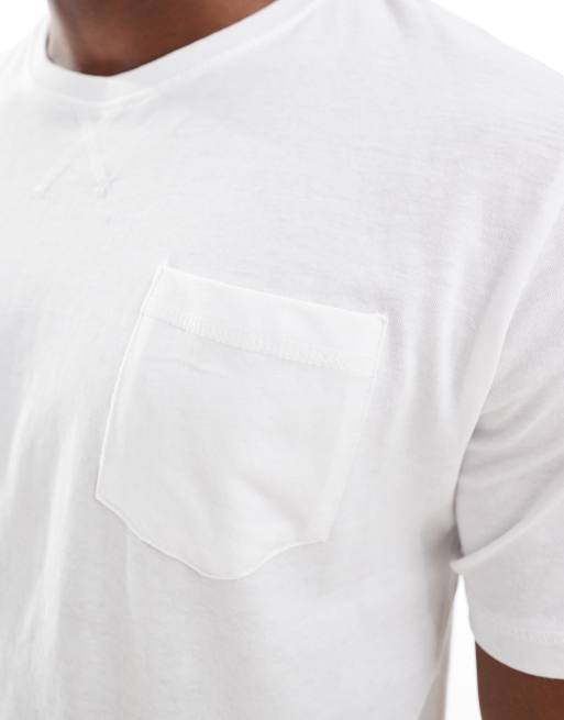 Brave Soul - Set van T-shirts met ronde hals in wit, 2 van 4