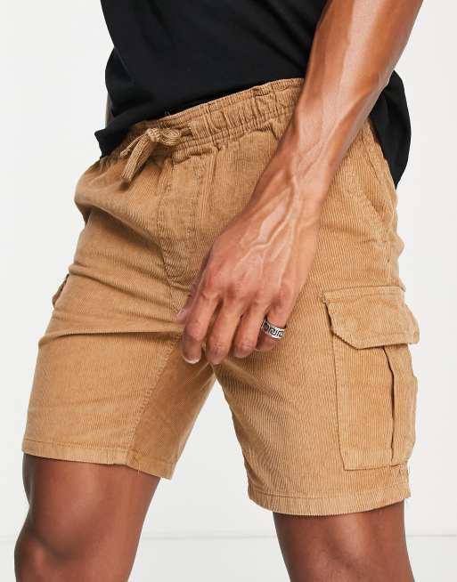 Brave Soul - Short cargo en velours côtelé - Taupe foncé, 2 de 4