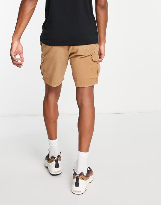 Brave Soul - Short cargo en velours côtelé - Taupe foncé, 3 de 4