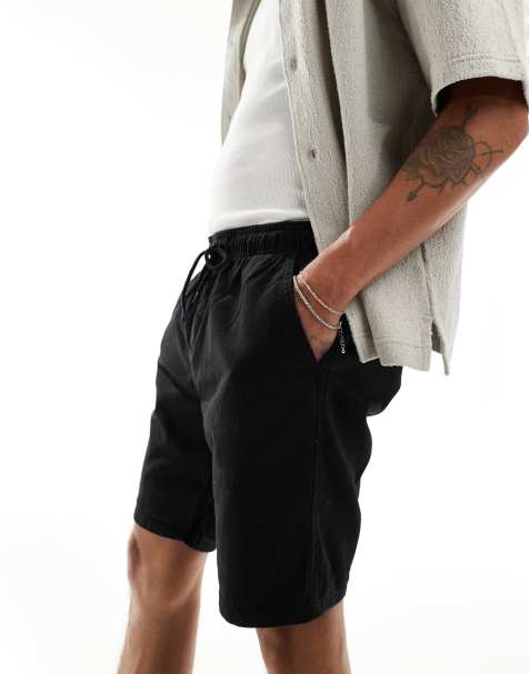 Brave Soul - Short chino en coton - Noir - view 1