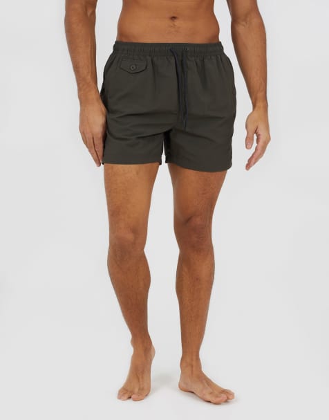 Brave Soul short de bain élastiqué kaki - view 1